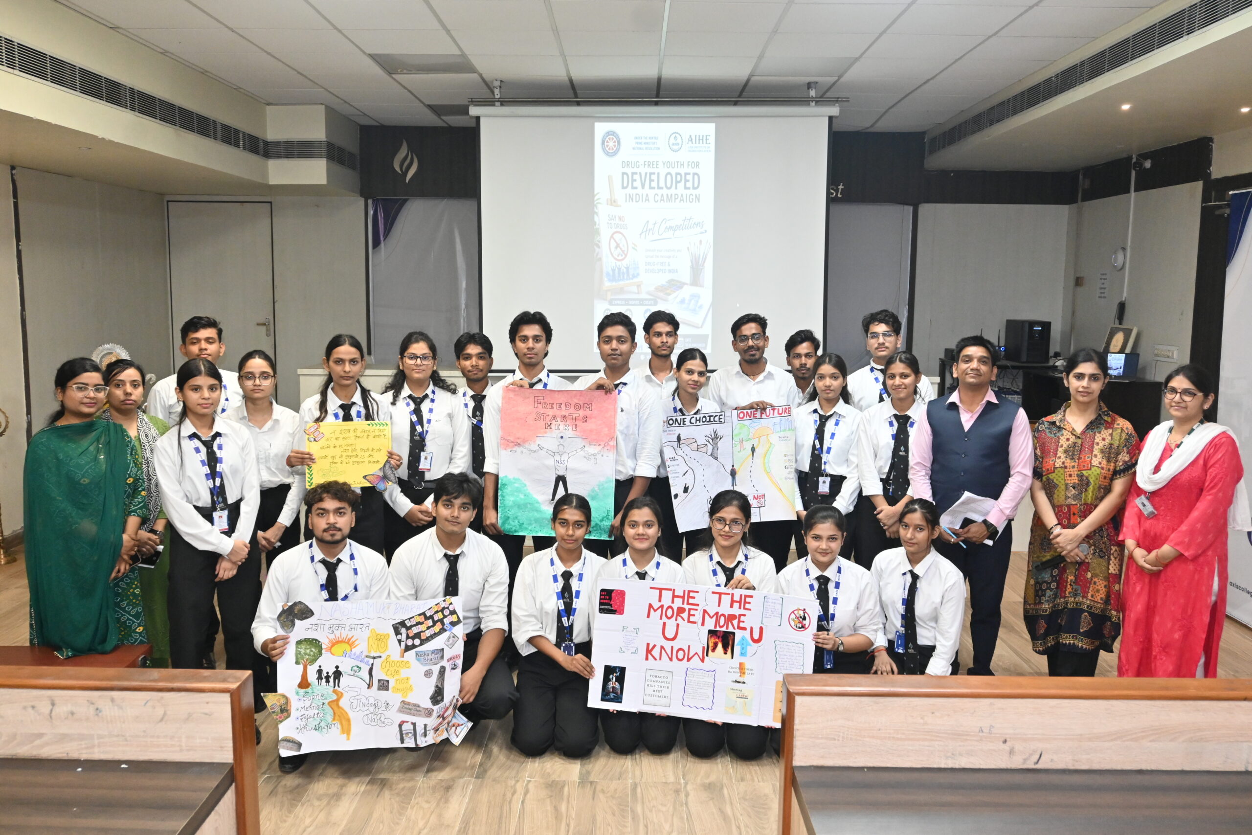 AIHE Organizes Poster Making Activity