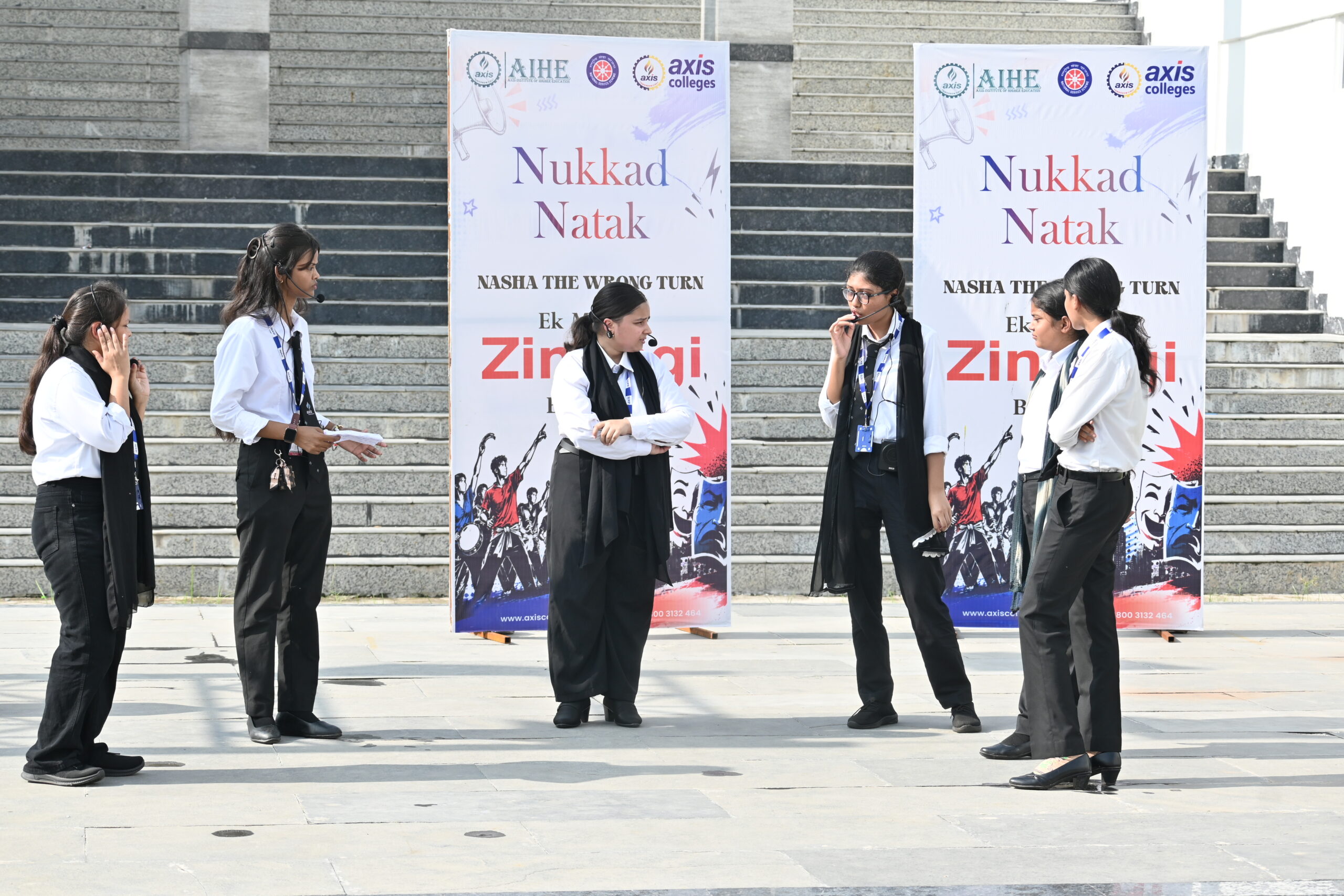 AIHE Organises Powerful Nukkad Natak