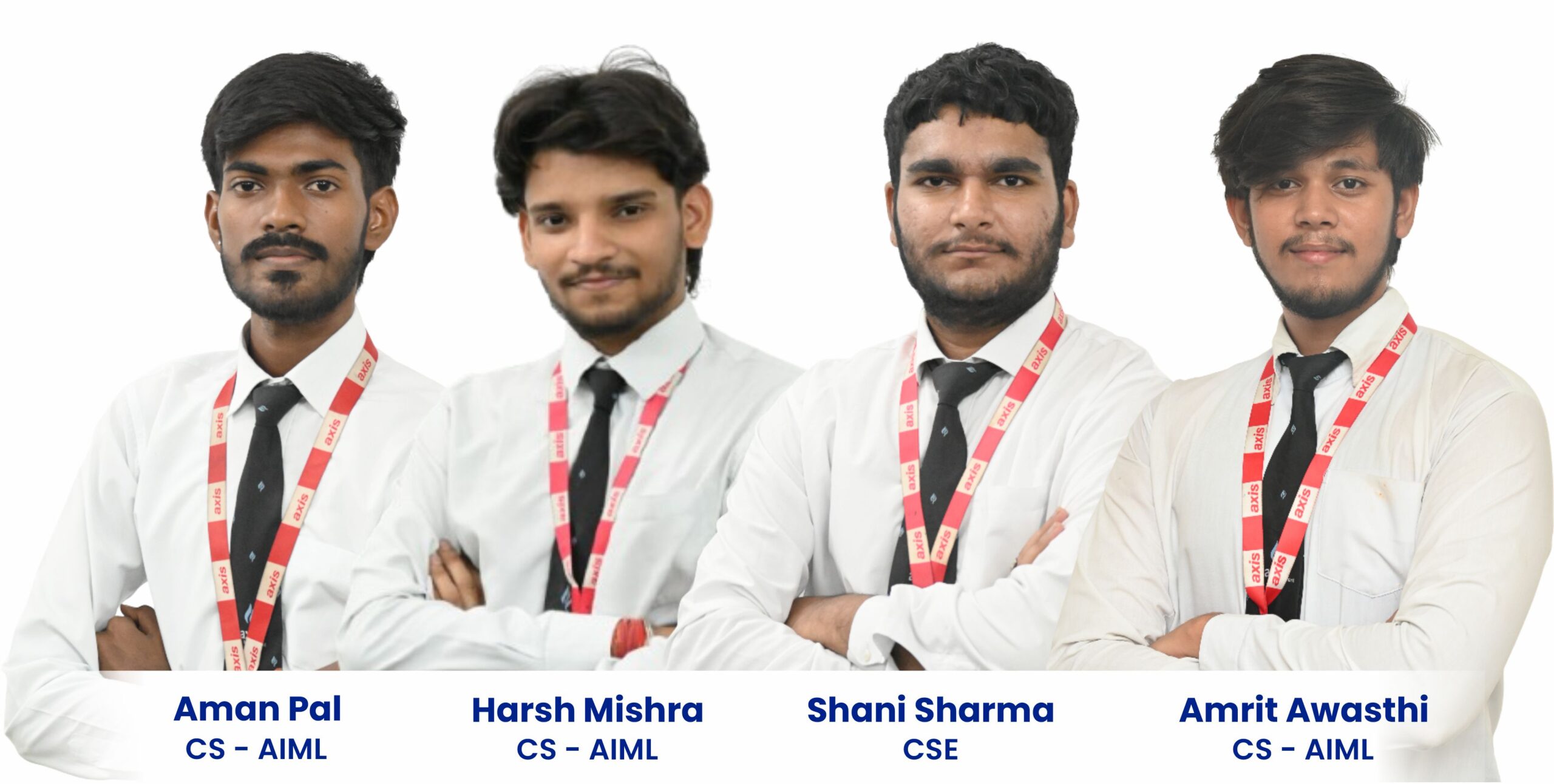 4 AXIANS FROM AXIS COLLEGES. ONE GLOBAL TECH MILESTONE. RISING AS MICROSOFT STUDENT AMBASSADORS.