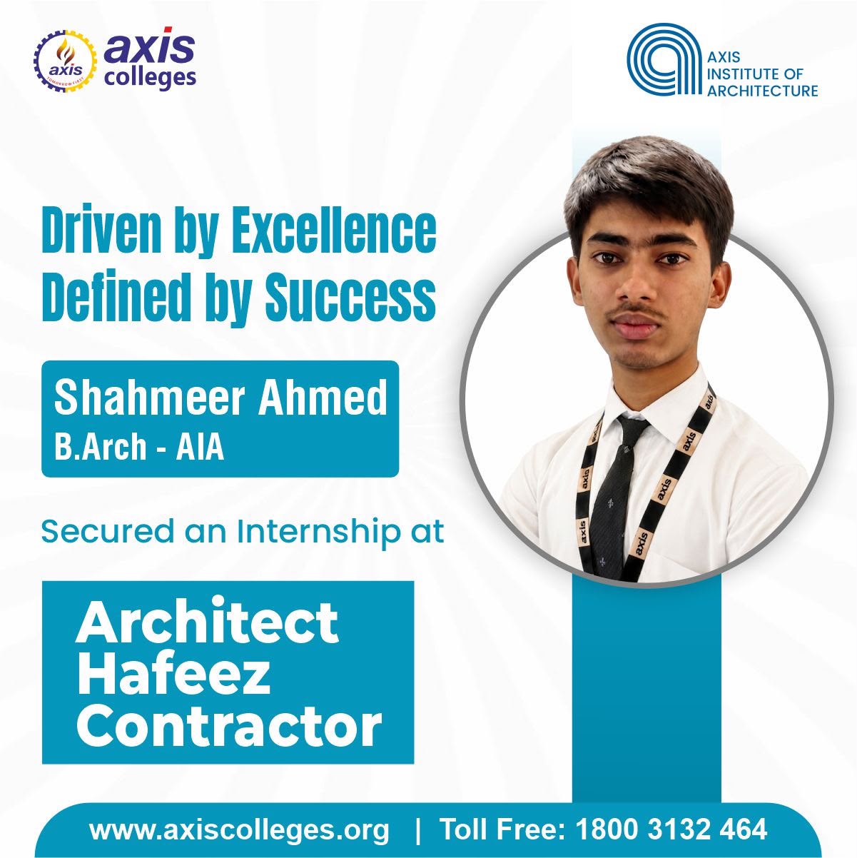 Architecture Student placed at Architect Hafeez Contractor