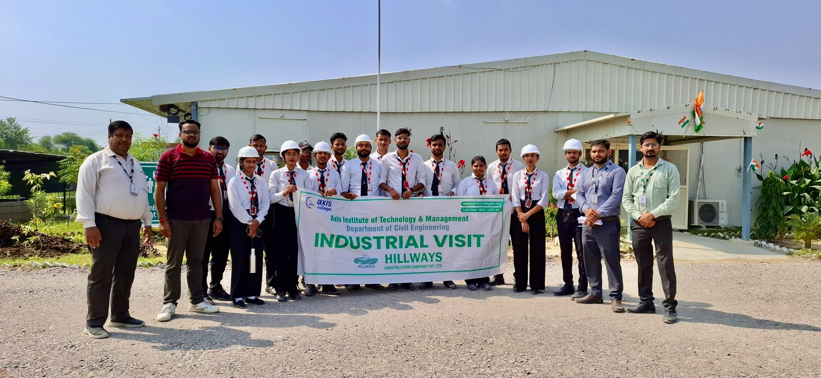 Civil Engineering Students Visit Hillways RMC Plant