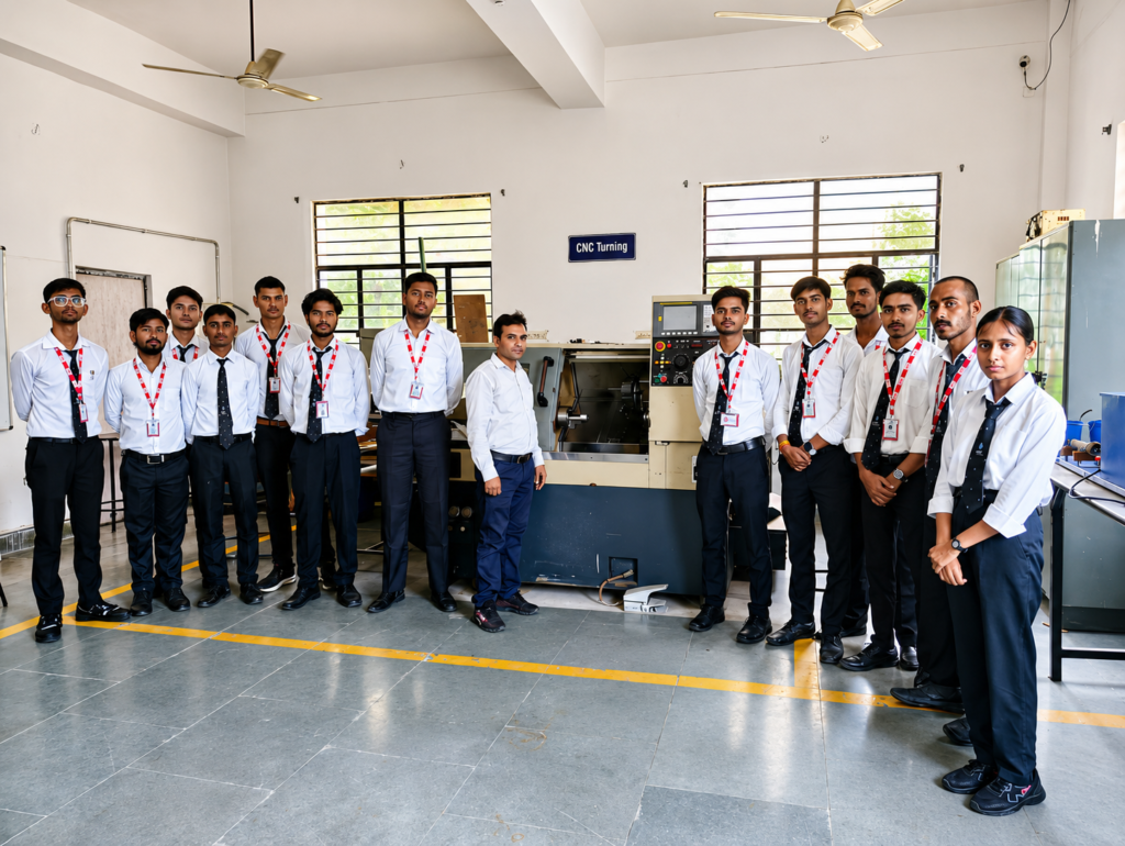 Mechanical Engineering Department Organizes 10-Days CNC Training Program for B.Tech Mechanical Second-Year Students
