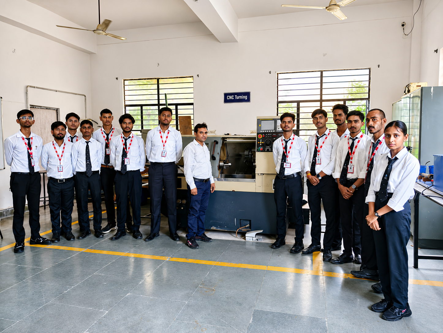 Mechanical Engineering Department Organizes 10-Days CNC Training Program for B.Tech Mechanical Second-Year Students